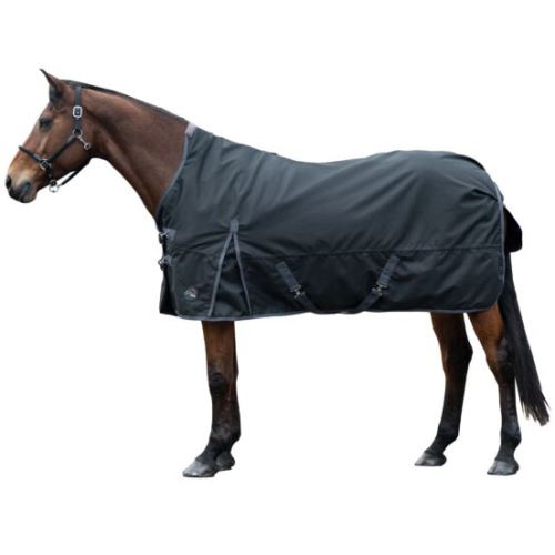 HKM Výběhová deka Glasgow 1200D, vyšší krk, 100g, černá