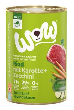 WOW konzerva Hovězí s karotkou Adult 800g