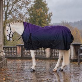 HKM výběhová deka Lugano s vyšším krkem 1200D s fleece fialová