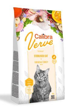 Calibra Cat Verve GF Sterilised Chicken&Turkey  750g