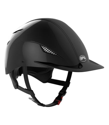 Jezdecká helma GPA -  EASY SPEED AIR HYBRID - černá lesklá