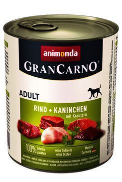 Animonda GRANCARNO konz. ADULT králík/bylinky 800g