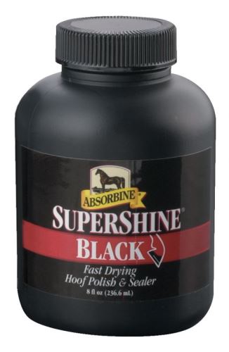 Absorbine SuperShine Lesk Na Kopytá černý pro zářivý lesk, balení 236 ml