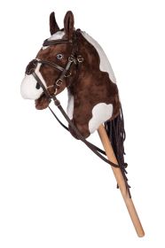 HKM uzdečka mexican style Hobby Horsing - hnědá (1)