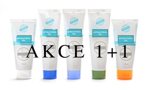 TOPVET AKCE - Antibakteriální gel na ruce v tubě 1+1 - Hedvábí 2x 100ml