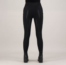 Jezdecké legíny HV Polo Estrelle, Full Grip - Black (4)