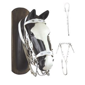 Portugalský set, uzdečka, otěže, poprsník, podocasník