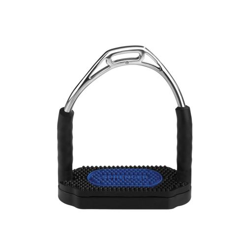 Třmeny Spenger Bow Balance s modro černou podložkou - 12cm