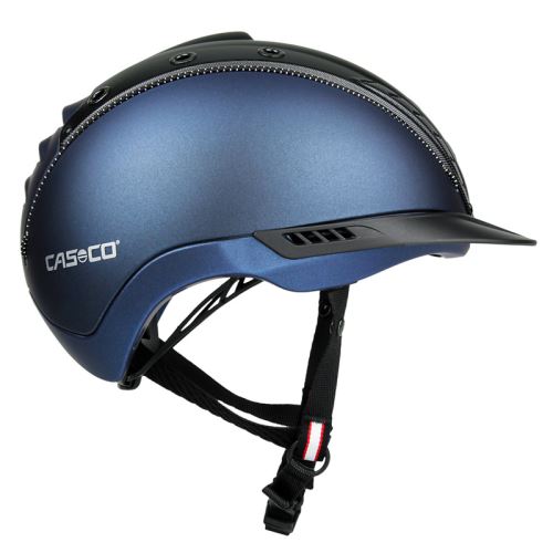 Jezdecká helma Casco Mistrall-2 Edition, modrá Struktur