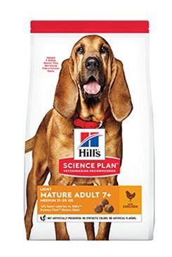 Hill's Can. SP Mature Adult 7+ Light Med.Chicken 14kg