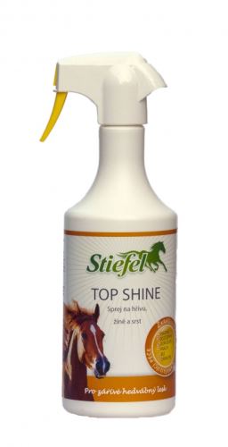 Stiefel Top shine Aloe vera pro svěží hedvábný lesk vašeho koně s Aloe, kanystr 2,5 l