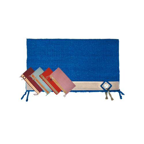 Westernová dečka Showpad s koženou zdobenou výztuhou 36"x34"