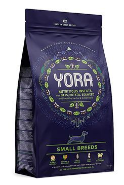 YORA Dog Adult granule z hmyzu Small Breed 1,5kg