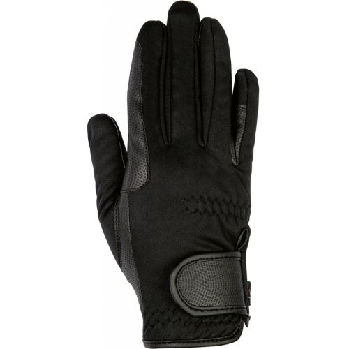Jezdecké rukavice -Softshell- černé