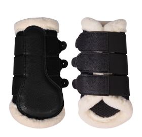 HKM kamaše Comfort Premium Mesh - černé