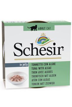 Schesir Cat konz. Adult tuňák/řasy 85G