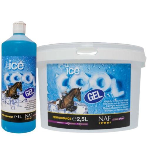 NAF Ice cool gel, chladivý gel s minerály na unavené nohy, kyblík 1 l