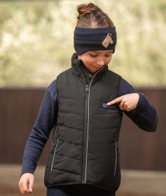 HKM dětská vyhřívaná vesta Cuddle Style + powerbanka - černá (8)