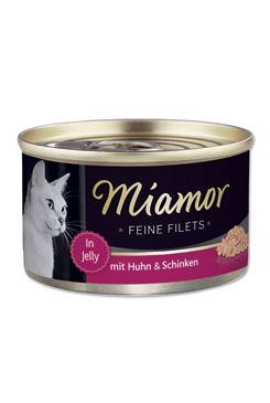 Miamor Cat Filet konzerva kuře+šunka v želé 100g