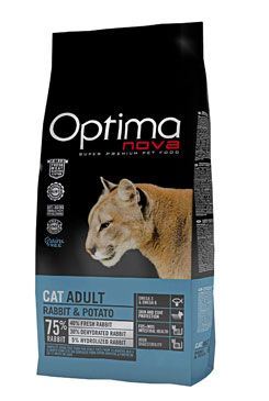 Optima Nova Cat GF Adult rabbit 8kg