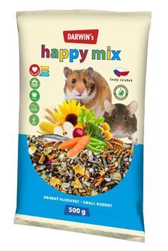 Darwin's Drobný Hlodavec Happy mix 500g