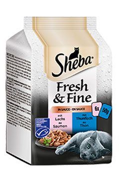 Sheba kapsa Fresh&Fine rybí výběr 6x50g