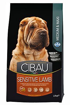 CIBAU Adult Sensitive Lamb&Rice 12kg+2kg ZDARMA