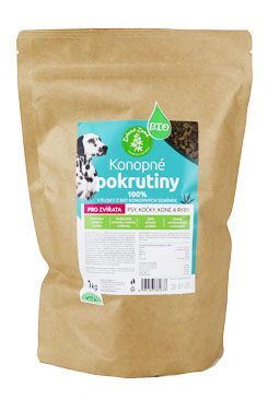 Konopné pokrutiny v sypké formě BIO 1 kg