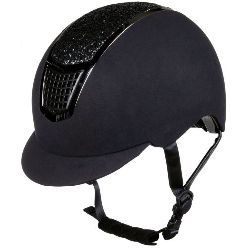 Jezdecká helma -Brillant- černá/černá
