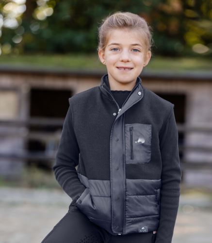 Waldhausen dětská prošívaná vesta Lucky Milu - tmavě modrá