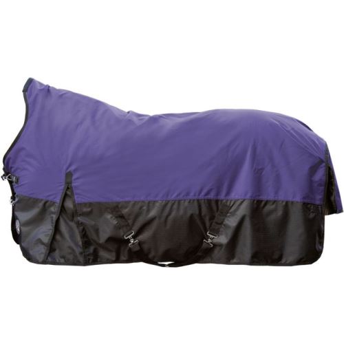 Nepromokavá výběhová deka s fleecem Cleveland fialová/černá