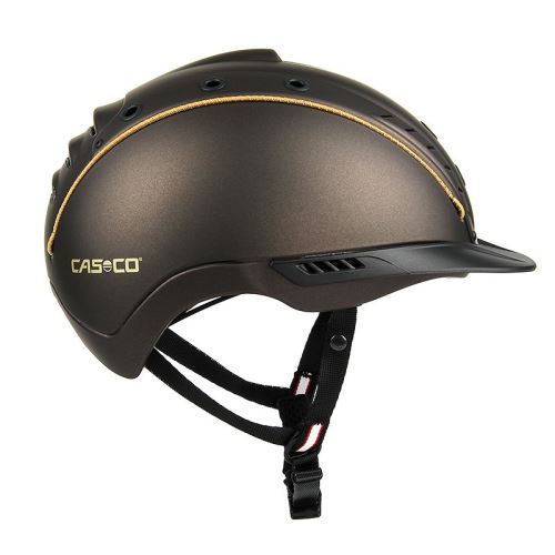 Jezdecká helma CASCO Mistrall-2 tmavě hnědá