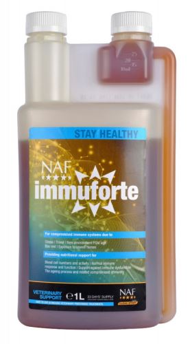 NAF Immuforte na podporu oslabeného imunitního systému, lahev s dávkovačem 1000ml