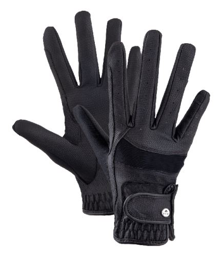 Jezdecké rukavice ELT s magnetem černé
