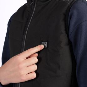 HKM dětská vyhřívaná vesta Cuddle Style + powerbanka - černá (6)