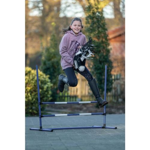 Set skokových překážek pro Hobby Horsing - modrý