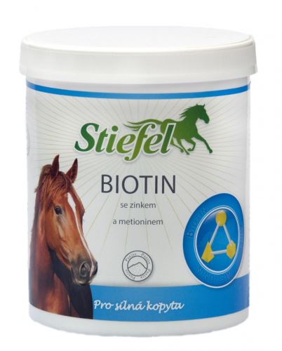 Stiefel Biotin pro kůži, srst a silná kopyta, balení 1 kg pelety