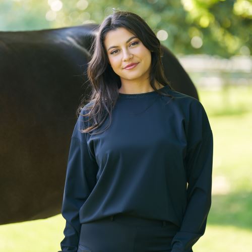 Mikina IRH Horse Angel - Black