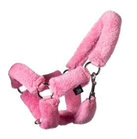 HKM ohlávka s beránkem Hobby Horsing - růžová HKM ohlávka s beránkem Hobby Horsing - růžová