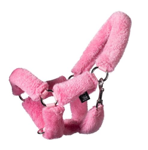 HKM ohlávka s beránkem Hobby Horsing - růžová
