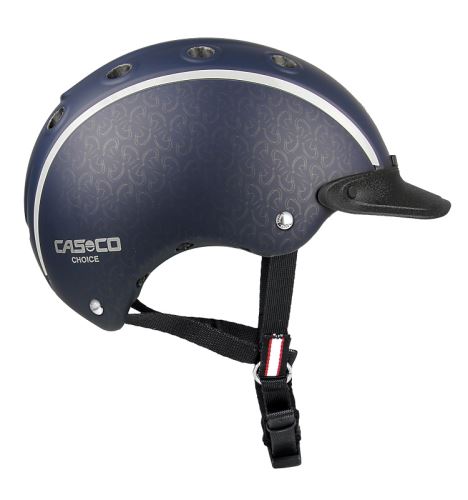 Jezdecká ochranná helma Casco CHOICE námořnická modrá 52-56 cm