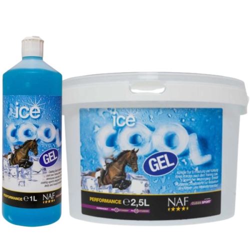 NAF Ice cool gel, chladivý gel s minerály na unavené nohy, kyblík 1 l