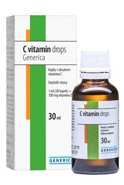 Vitamin C drops 30ml Generica