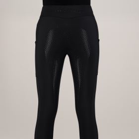 Jezdecké legíny HV Polo Estrelle, Full Grip - Black (1)