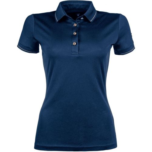 Dámské Polo triko -Rosegold Glamour- Style tm.modré