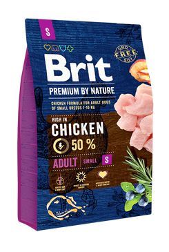 Brit Premium Dog by Nature Adult S 3kg