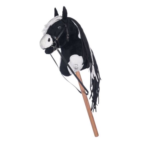 HKM Hobby Horse - černo bílý strakáč - hrací koník pro děti