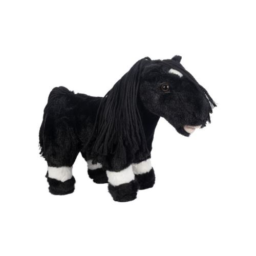 Plyšový koník Cuddle Pony HKM černý