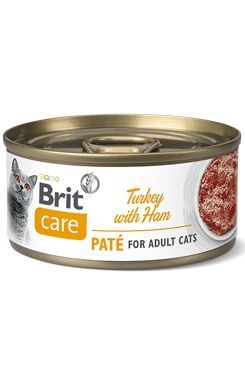 Brit Care Cat konz  Paté Turkey&Ham 70g