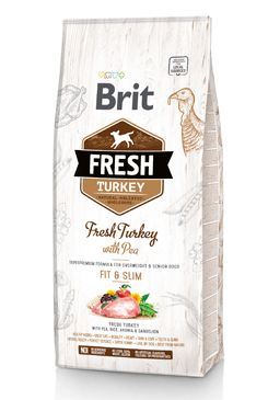 Brit Fresh Dog Turkey & Pea Light Fit & Slim 12kg